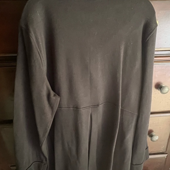 White Stag Black Button-Up Knit Jacket – 2X (18W/20W) – Plus Size - Picture 4 of 4